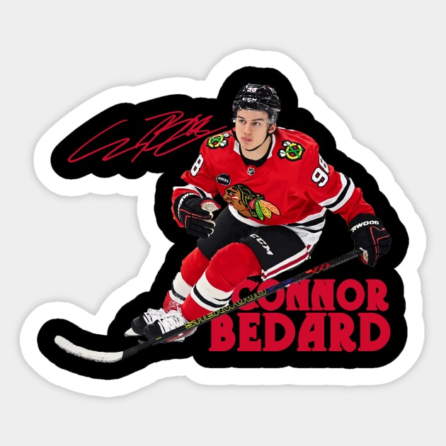 Connor Bedard Sticker by CovpaTees